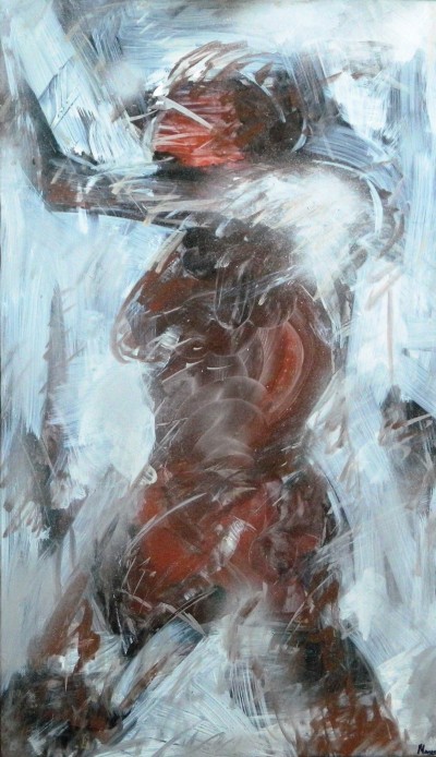 Alergatorul Ulei pe panza 100-50 cm